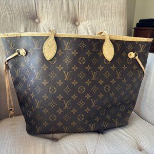 Louis Vuitton Dark Brown Monogram Large Tote